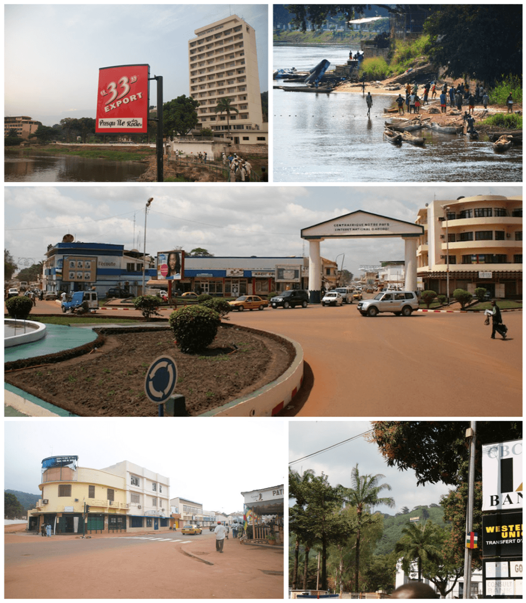 Bangui, столица страны Central African Republic