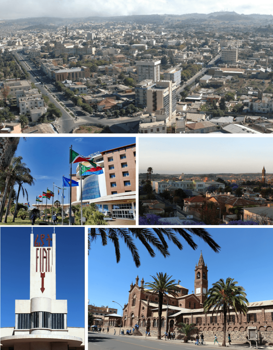Asmara, la capital de Eritrea