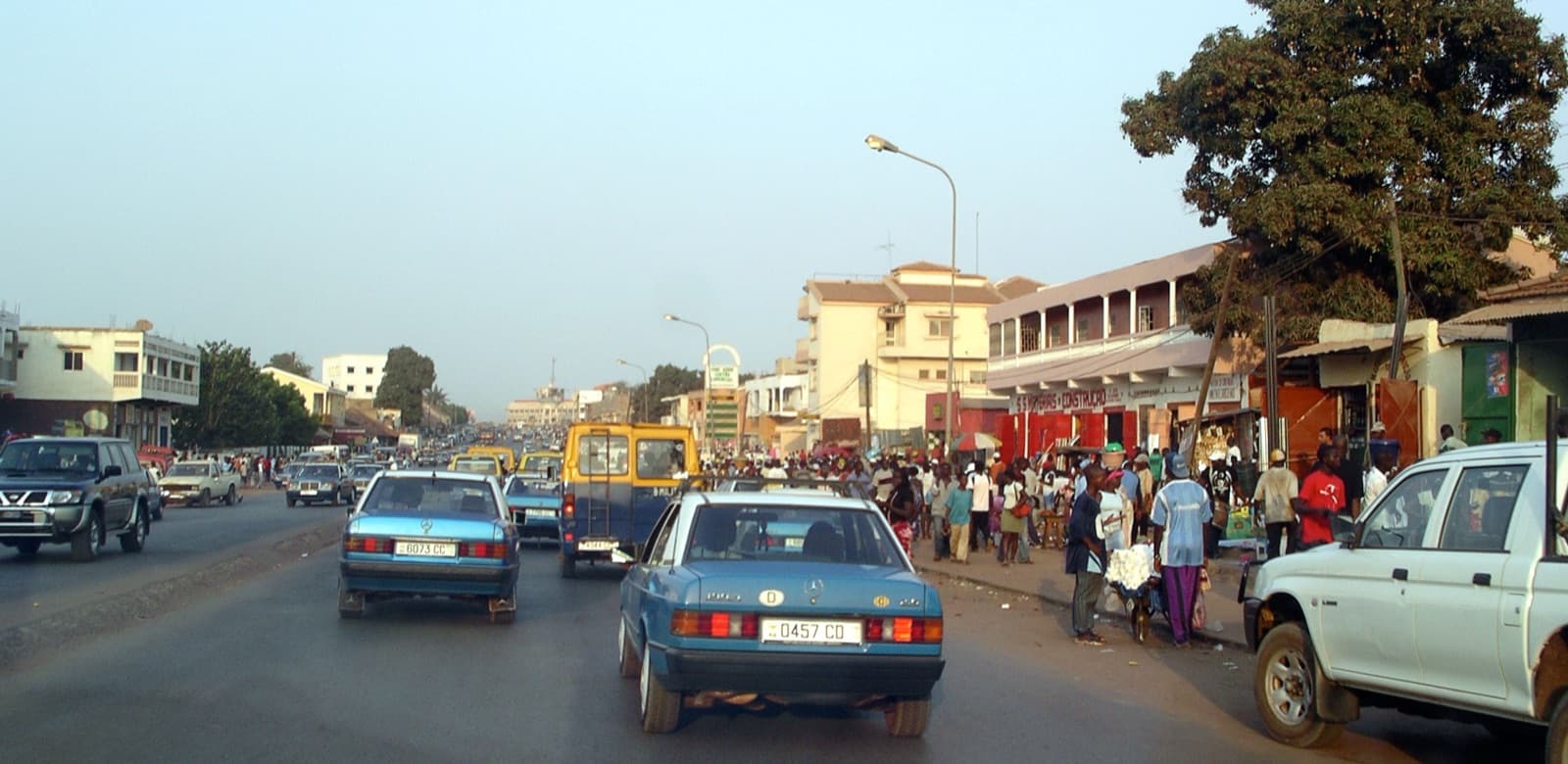 Bissau, de hoofdstad van Guinea-Bissau