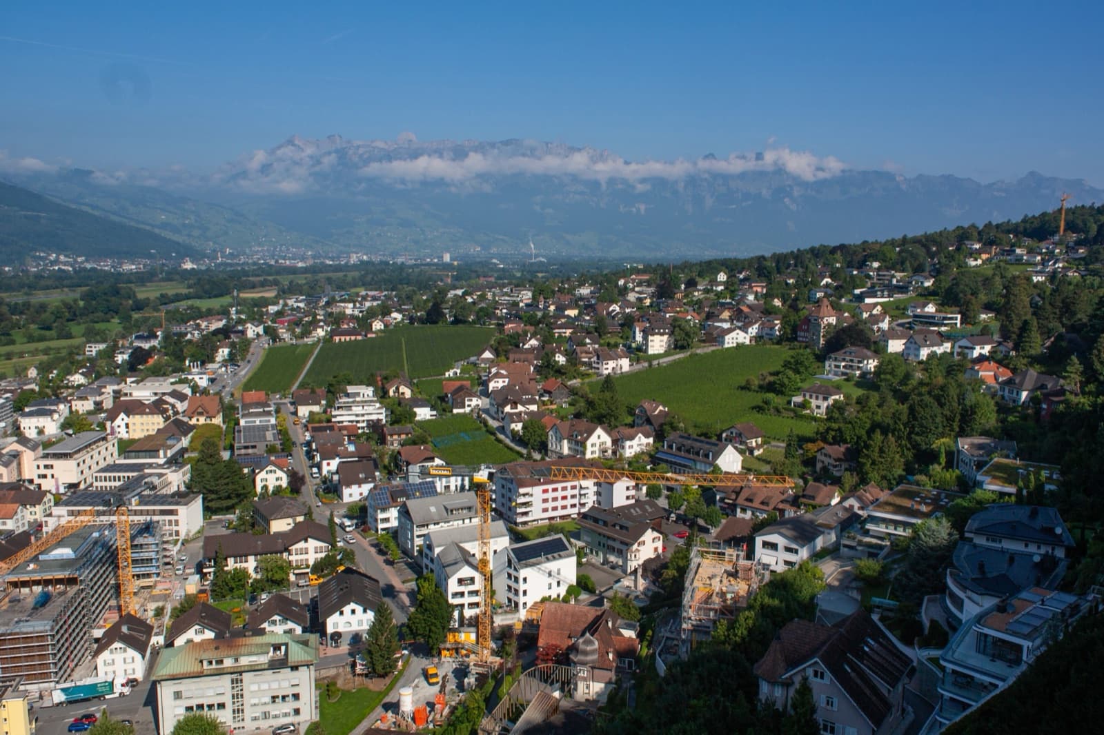 Vaduz, la capitale di Liechtenstein