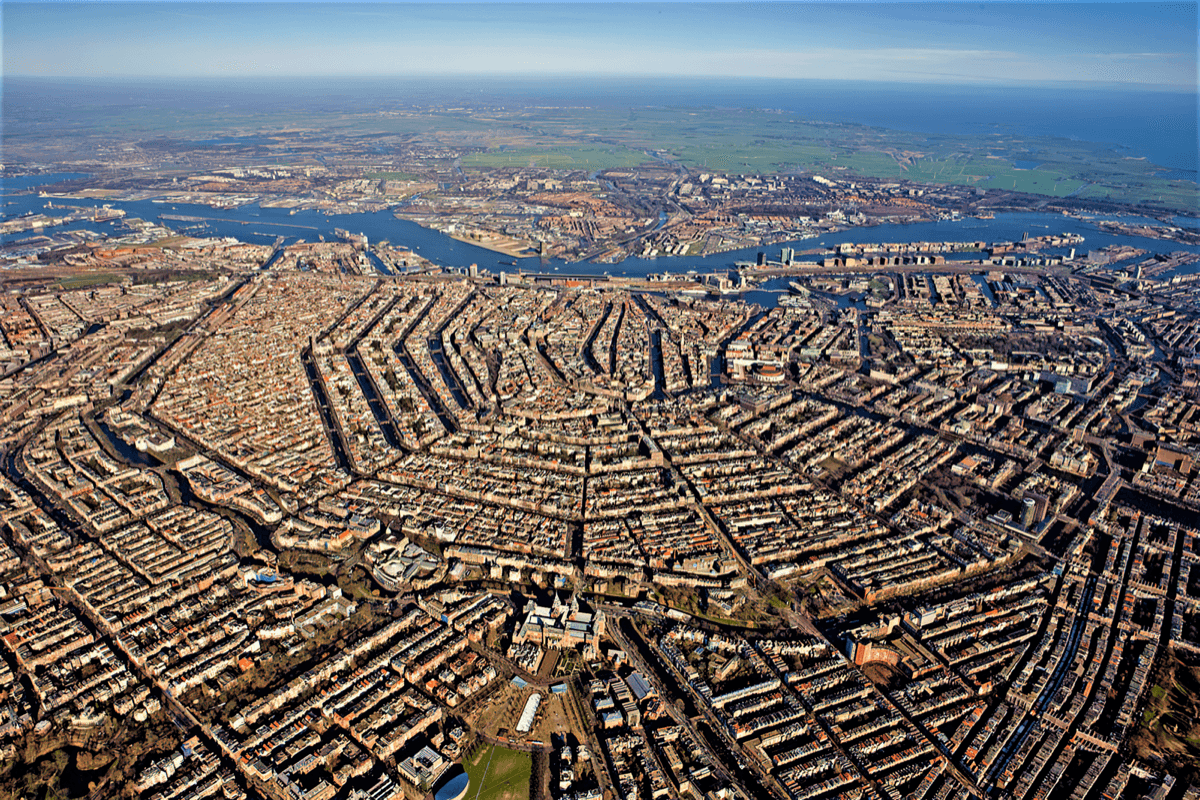 Amsterdam, de hoofdstad van Netherlands