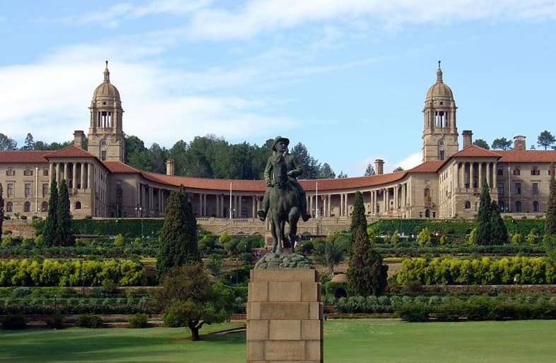 Pretoria / Cape Town / Bloemfontein, huvudstad i South Africa
