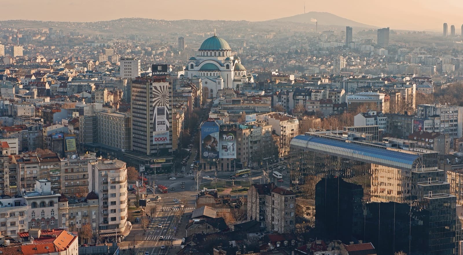 Belgrade, hlavní město země Serbia