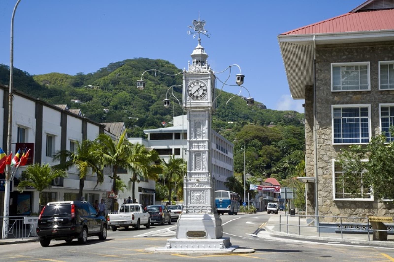 Victoria, the capital of Seychelles
