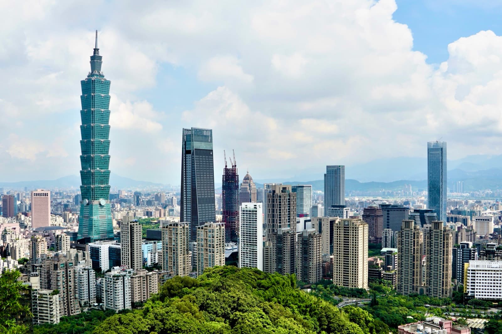 Taipei, hovedstaden i Taiwan