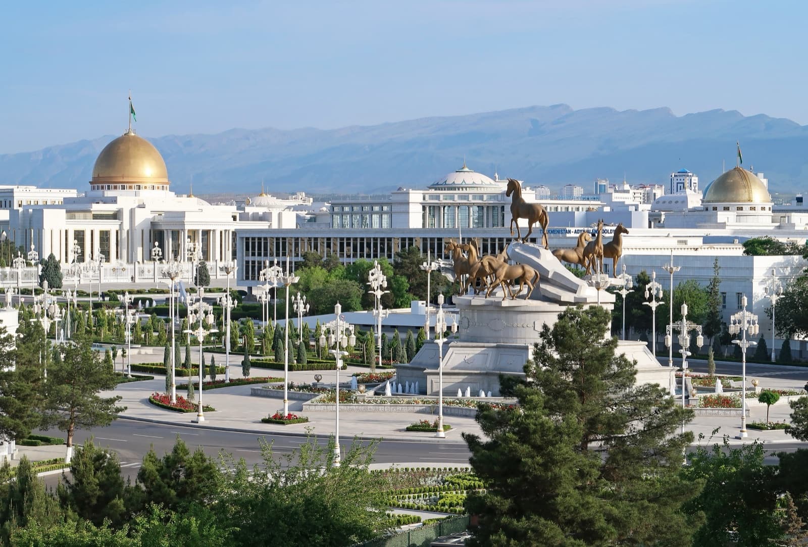 Ashgabat, la capitale de Turkmenistan