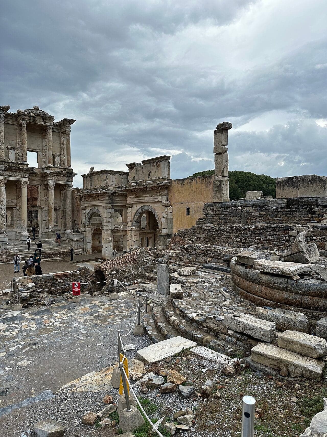 The Library of Celsus in the ruins of ancient Ephesus