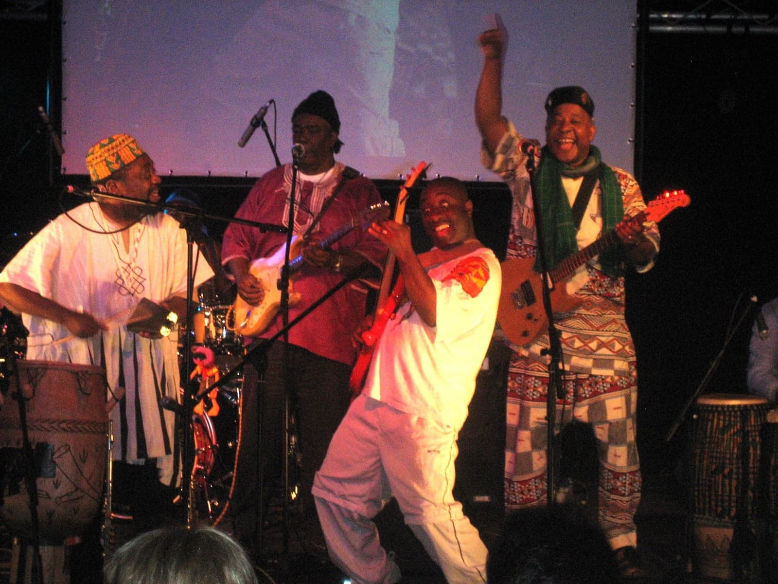 A Ghanaian guitar and palm-wine highlife band performing